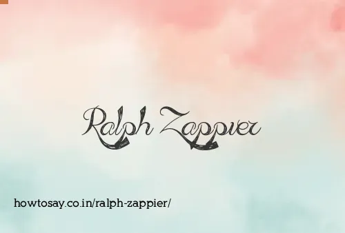 Ralph Zappier