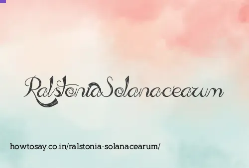 Ralstonia Solanacearum