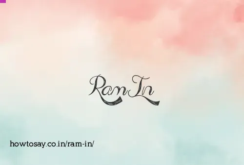 Ram In