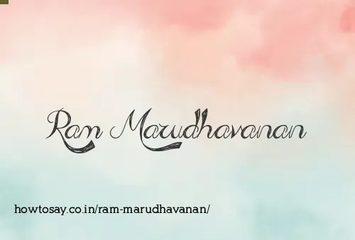 Ram Marudhavanan
