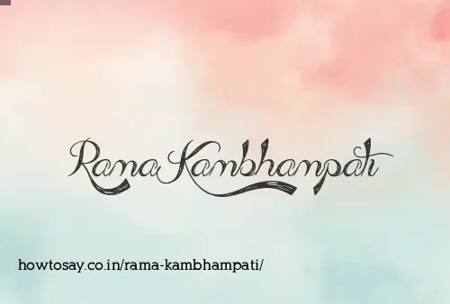 Rama Kambhampati