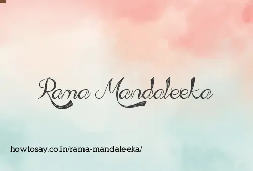 Rama Mandaleeka