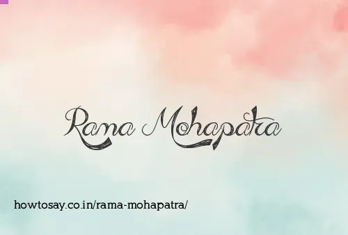 Rama Mohapatra