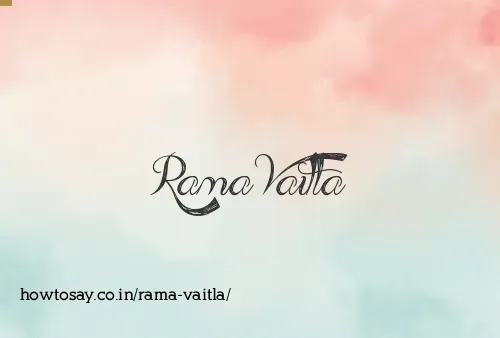 Rama Vaitla