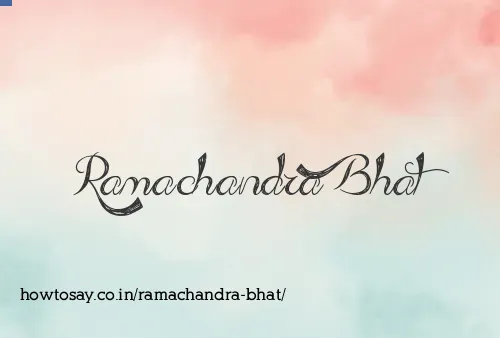 Ramachandra Bhat