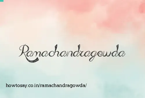 Ramachandragowda