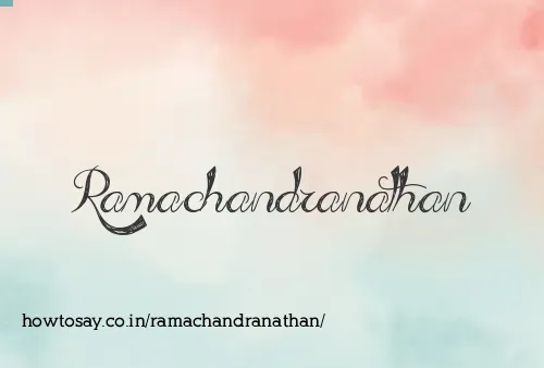 Ramachandranathan