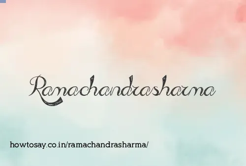 Ramachandrasharma