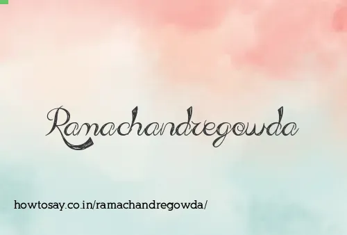 Ramachandregowda