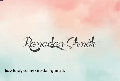Ramadan Ghmati