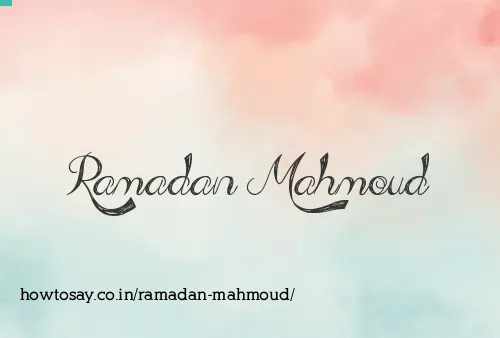 Ramadan Mahmoud
