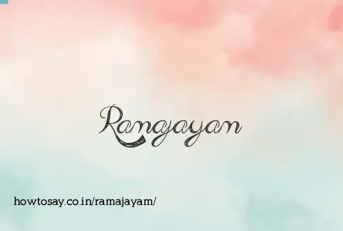 Ramajayam
