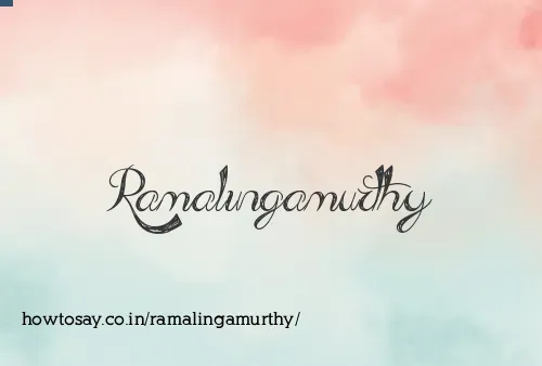 Ramalingamurthy