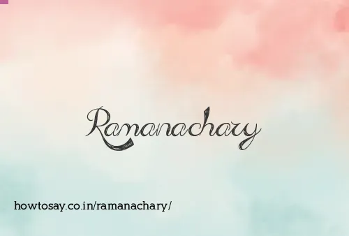 Ramanachary