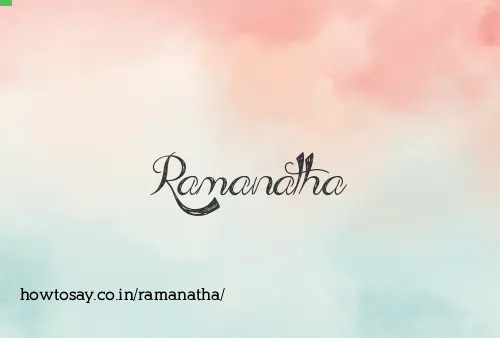 Ramanatha
