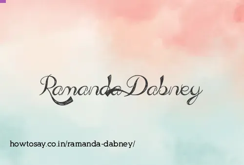 Ramanda Dabney