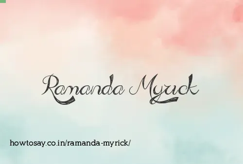 Ramanda Myrick