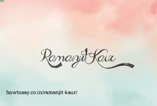 Ramanjit Kaur