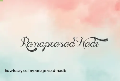 Ramaprasad Nadi