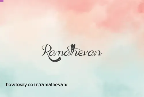 Ramathevan