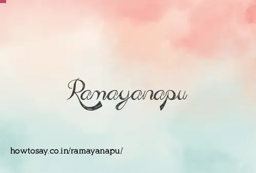 Ramayanapu