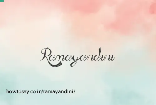 Ramayandini