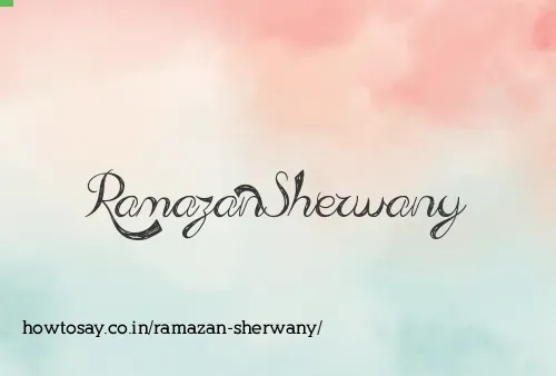 Ramazan Sherwany