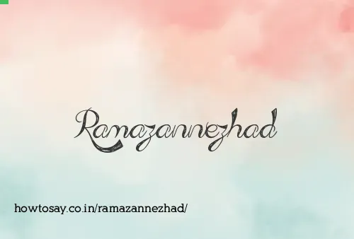 Ramazannezhad