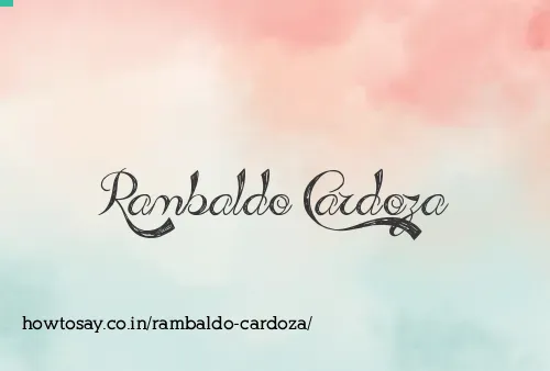 Rambaldo Cardoza