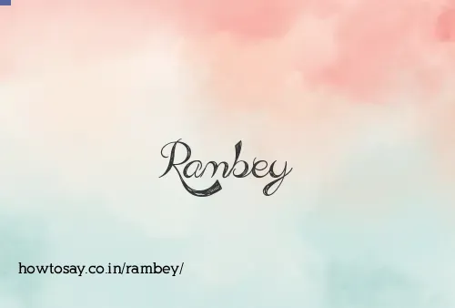 Rambey