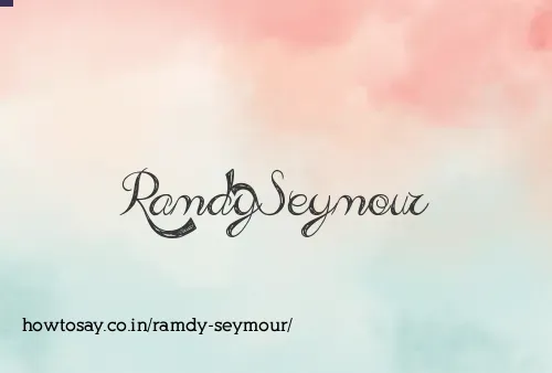 Ramdy Seymour