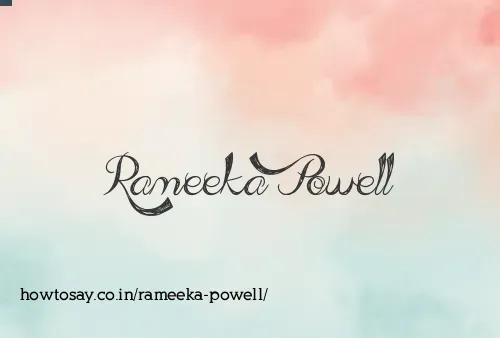 Rameeka Powell