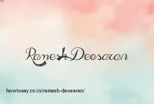 Ramesh Deosaran