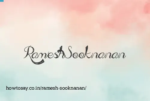 Ramesh Sooknanan