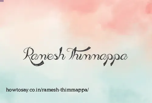 Ramesh Thimmappa