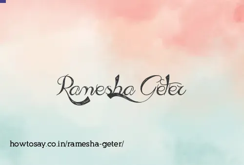 Ramesha Geter