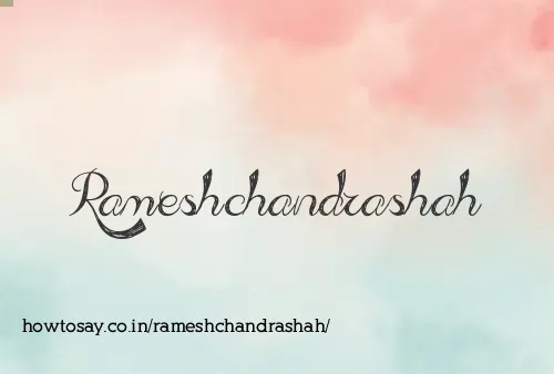 Rameshchandrashah
