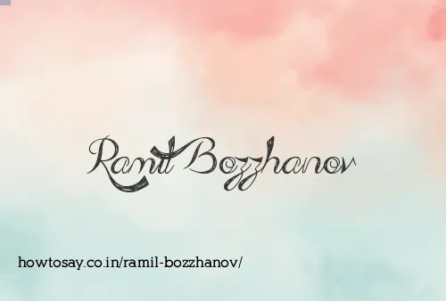 Ramil Bozzhanov