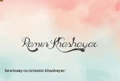 Ramin Khashayar