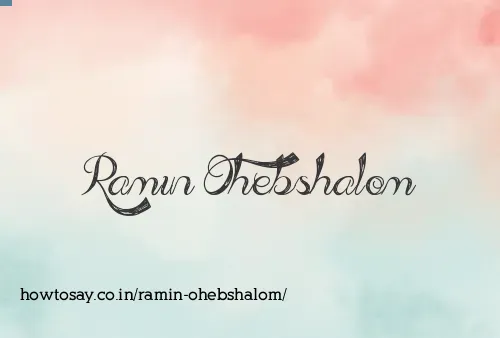 Ramin Ohebshalom