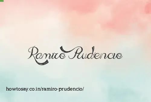 Ramiro Prudencio