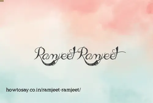 Ramjeet Ramjeet