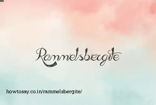 Rammelsbergite
