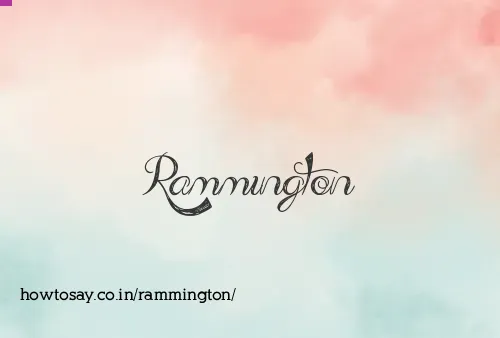 Rammington