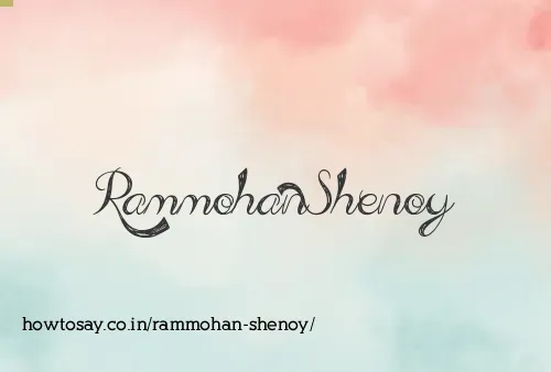 Rammohan Shenoy