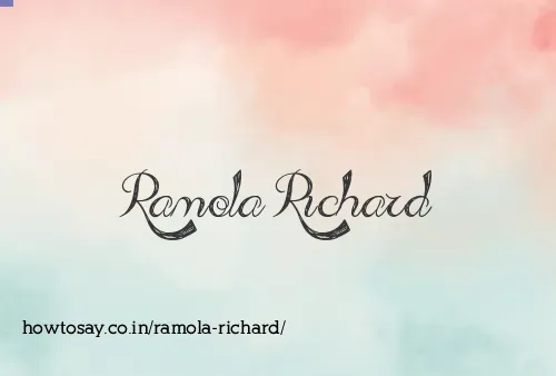 Ramola Richard