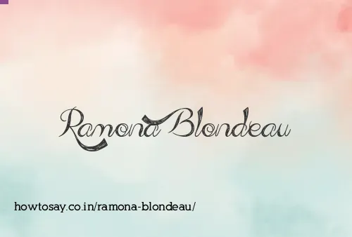 Ramona Blondeau