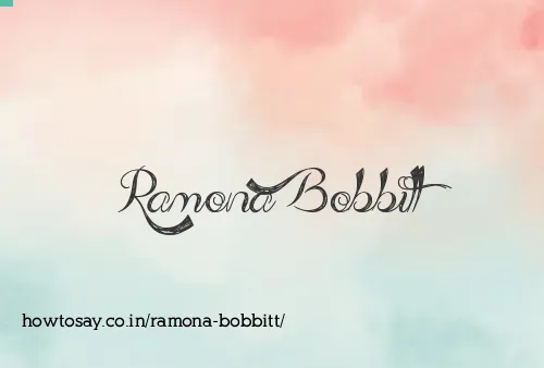 Ramona Bobbitt