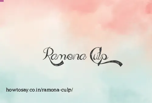 Ramona Culp