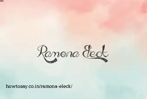 Ramona Eleck